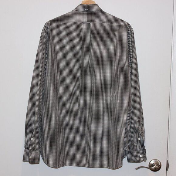 Ralph Lauren Black & White Check Front Pocket Button Down Shirts Men’s Size L - Picture 7 of 11